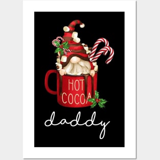 Daddy Gnome Hot Cocoa Family Matching Merry Christmas Posters and Art